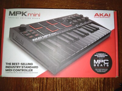 Akai MPK Mini MK3 25 Keys Keyboard Controller - Black