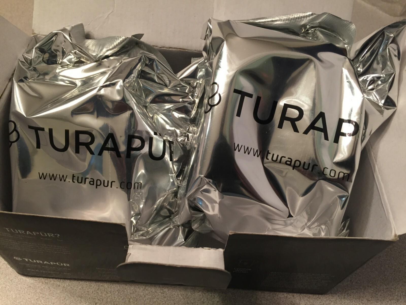 Lot of (5) TURAPUR Hydrogen Water Filters