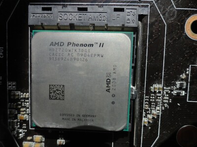 AMD Phenom II X3 720 Black Edition Triple Core AM3 CPU PROCESSOR HDZ720WFK3DGI