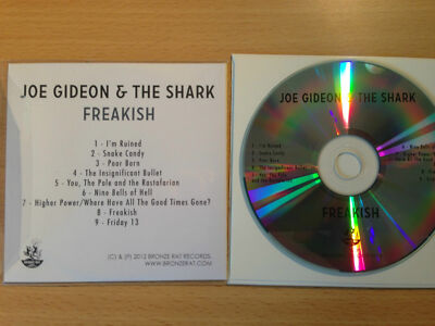 JOE GIDEON & The Shark ~'Freakish' ~Rare UK PROMO ONLY CD 2012~Blues Beat~NEW