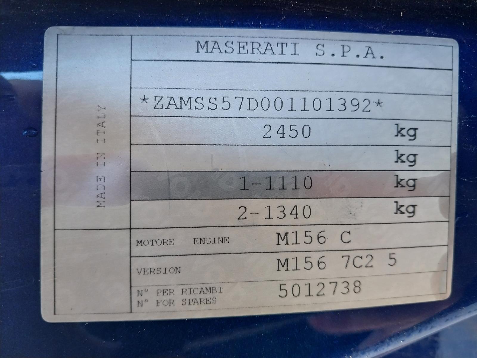 2014 Maserati Ghibli RIGHT REAR LOWER CONTROL ARM REAR METAL M157 05/2014-2024 733820 image 11