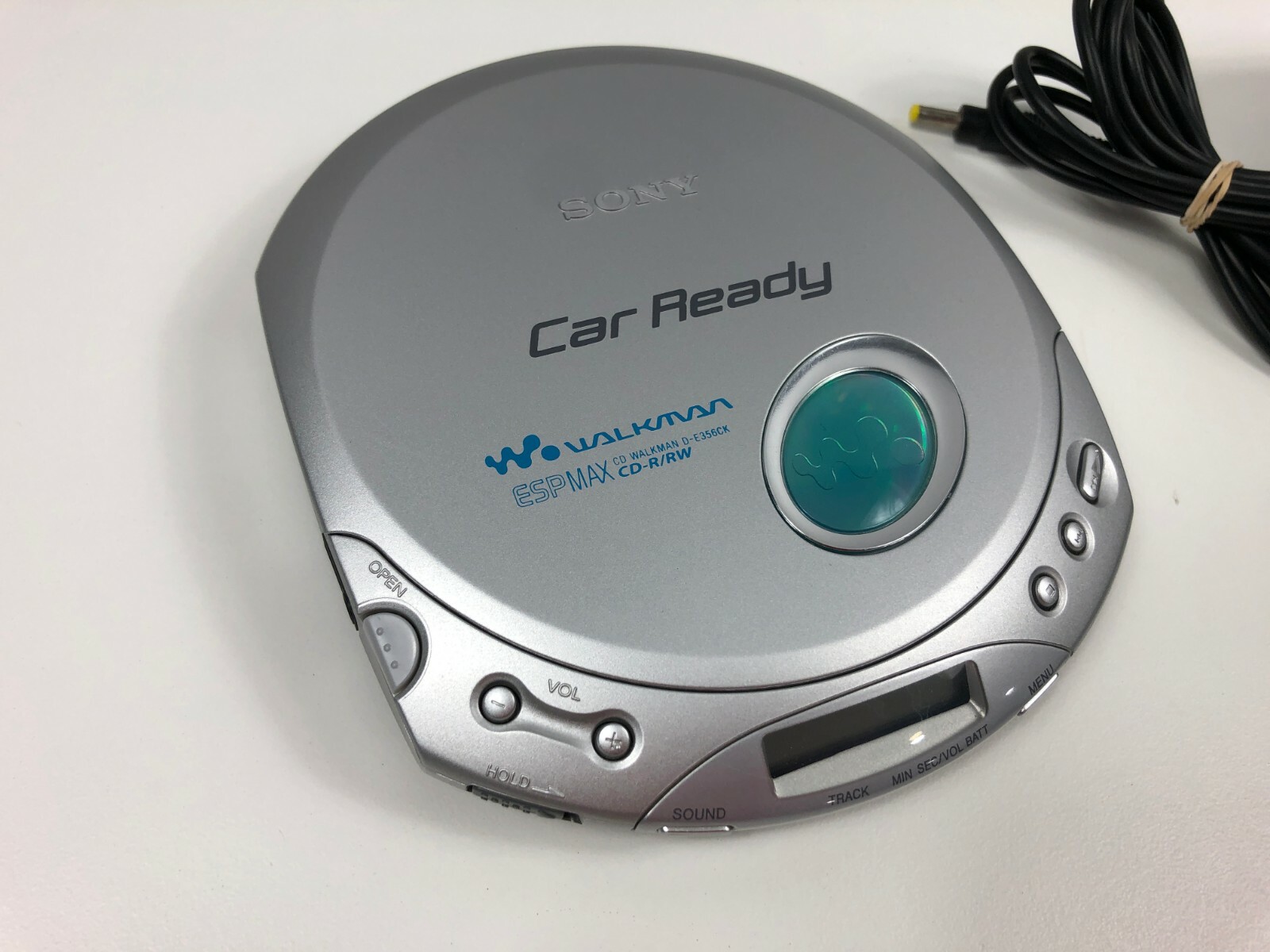 Sony CD Walkman D-E356CK CD-R/RW Portable CD Player ESP Max Car Ready
