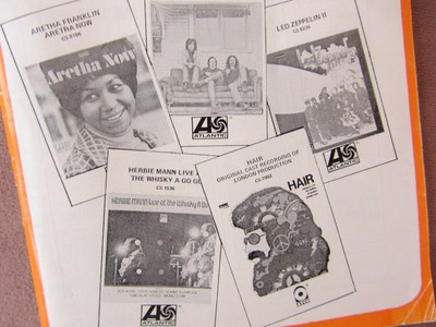 Vtg 1970 Harrison Tape Catalog Reel 8 & 4 Track Cassette Grateful Dead Hair CSN