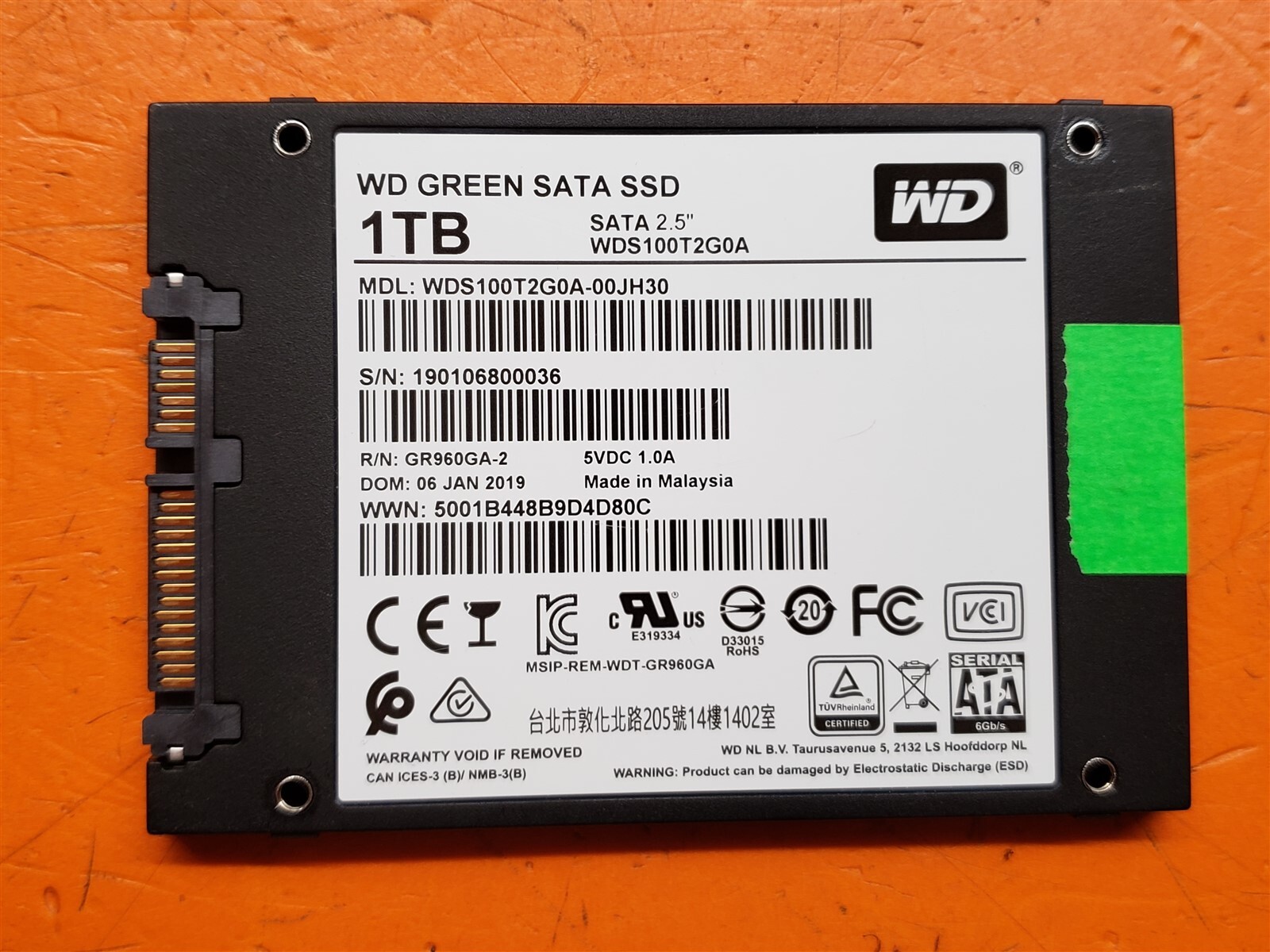 HDD Hard Drive SATA Laptop 2.5