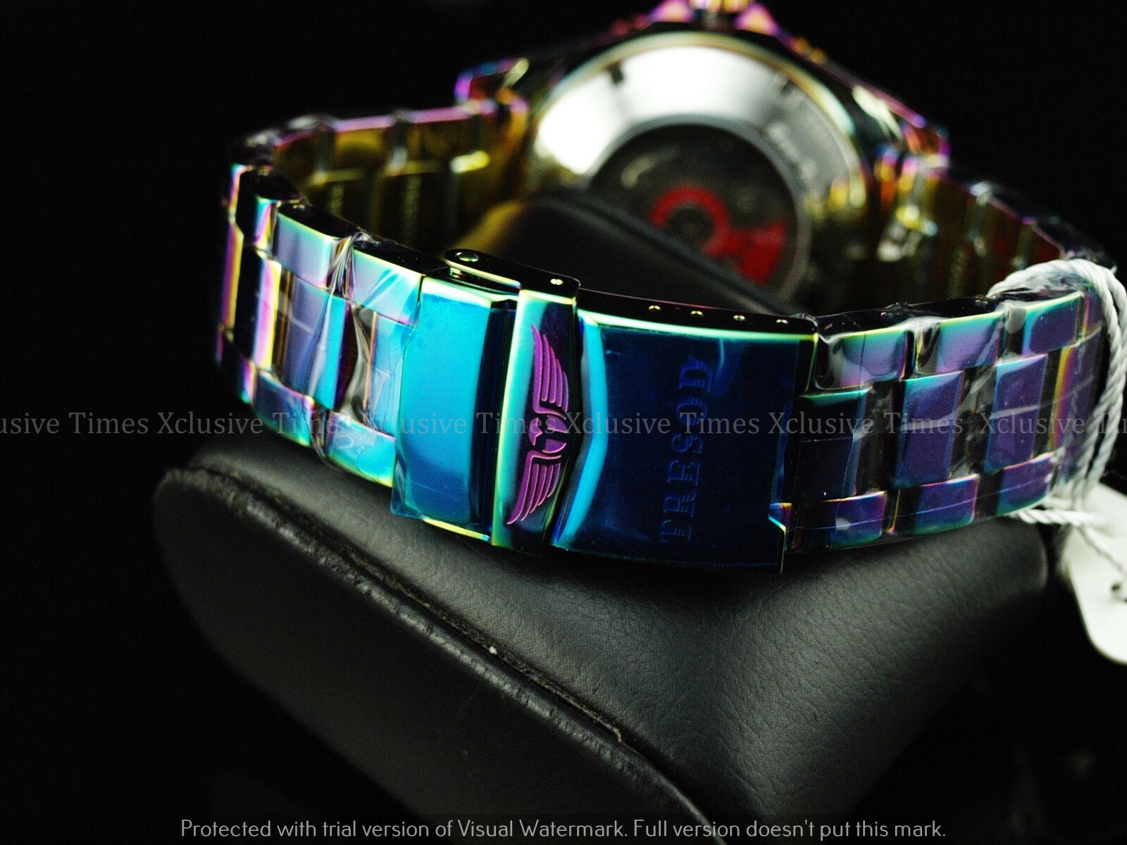 Pre-owned Tresod Men 300m Superlume Ocean Master Sapphire Ceramic Bezel Automatic Watch