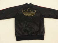 adidas jacket gold black
