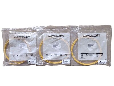 3-Pack UNC6-YL-7F Uniprise Category 6 U/UTP RJ45 to RJ45 Patch Cord 7 ft