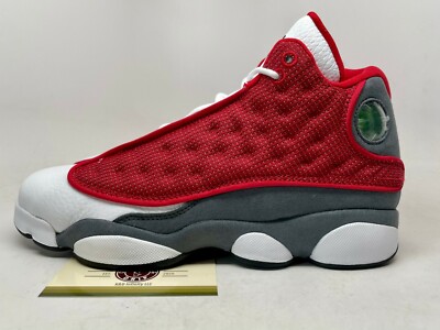 Air Jordan Xlll 13 Retro GS White/Grey/'Red Flint' Youth sz 4.5Y 5.5Y 6Y 6.5Y 7Y