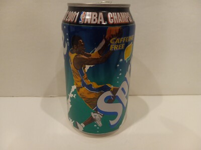 Vintage Kobe Bryant Lakers 2001 Back to Back Champs Sprite Empty Can