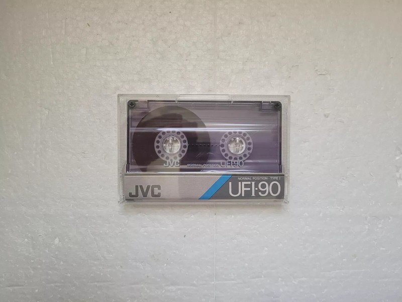 Vintage Audio Cassette Jvc Ufi-90 * Rare From 1990 * Unsealed
