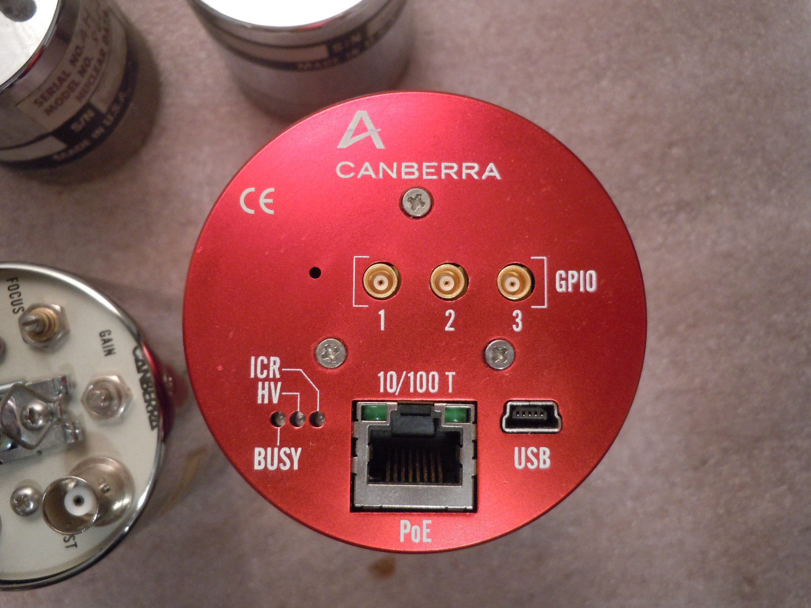 Canberra Osprey Bicron Radiation Scintillation Detector + Digital Base Preamp ++