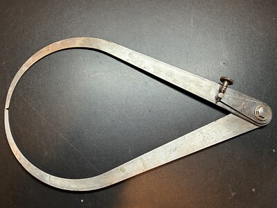 Vintage Lufkin Rule Co 14  in Outside Firm Joint Caliper Owners Marks