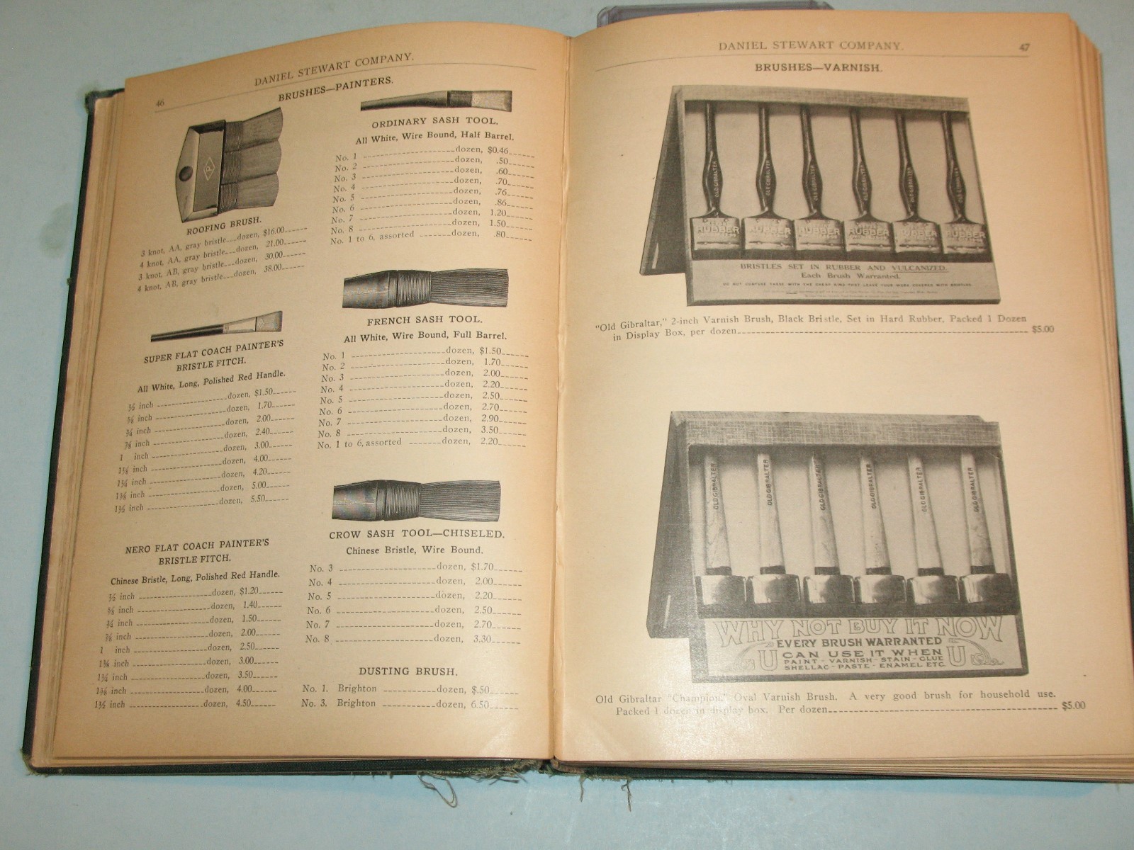 1900s DANIEL STEWART CO. CATALOG, OLD GIBRALTAR DRUG HOUSE,INDIANAPOLIS~ rare!!!