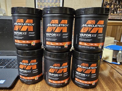6 Count Case Pack MuscleTech Vapor X5 Pre-Workout Miami Spring Break 11/7/24