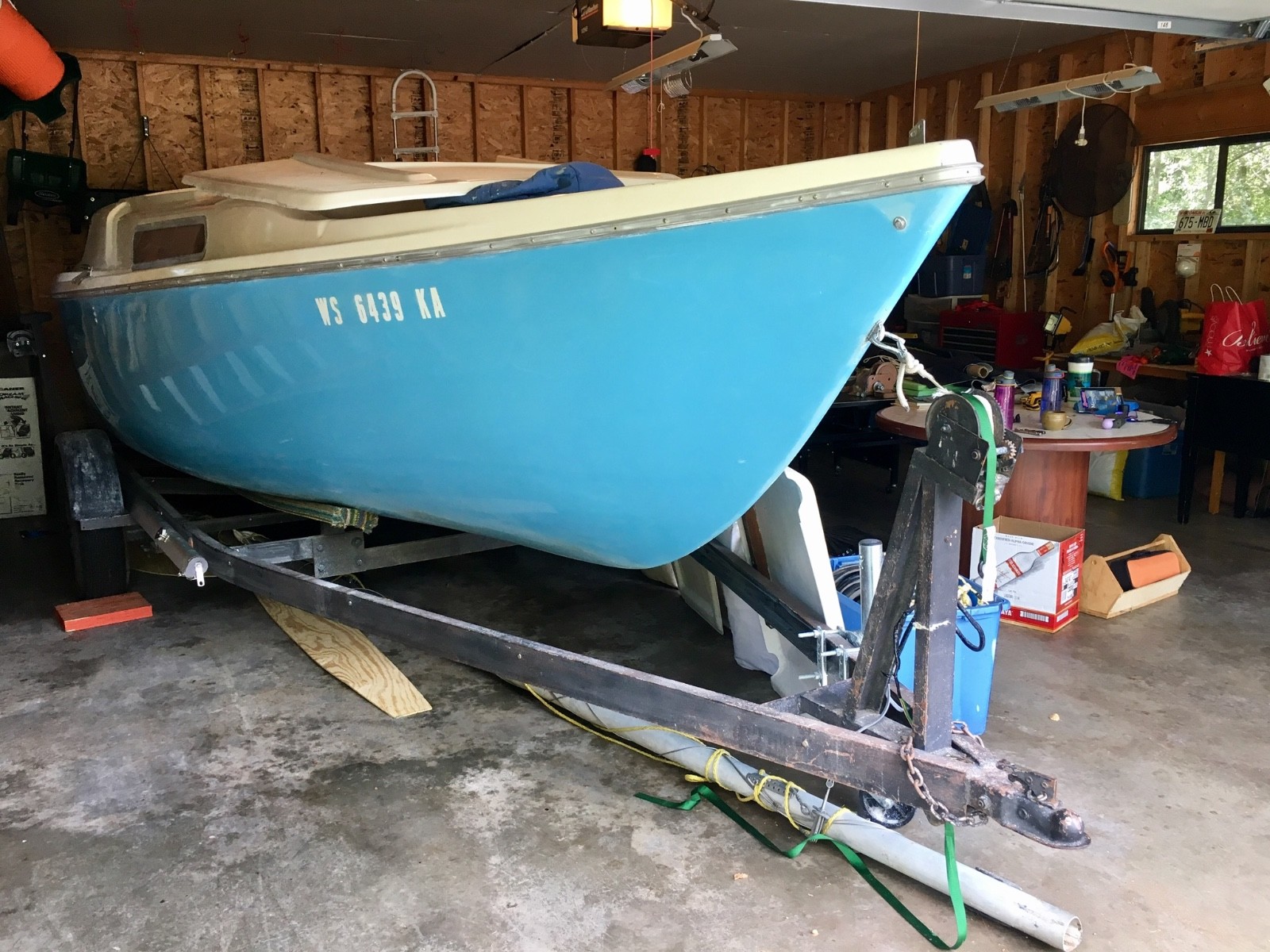 1974 MacGregor Venture Sailboat w Trailer, Hudson WI | No Fees & No Reserve