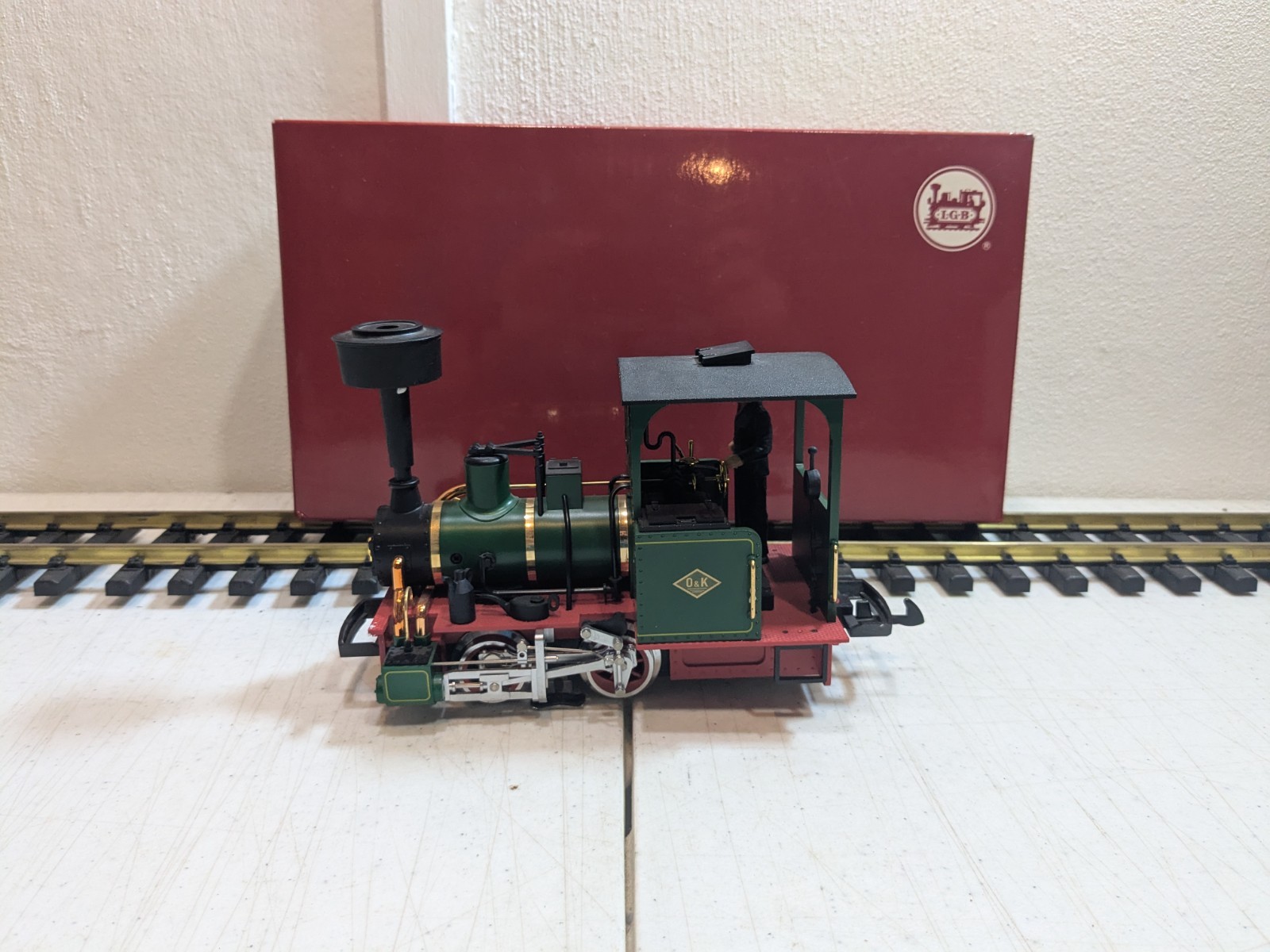 LGB 21140 - O&K Field Railway 0-4-0 Green Steam Locomotive