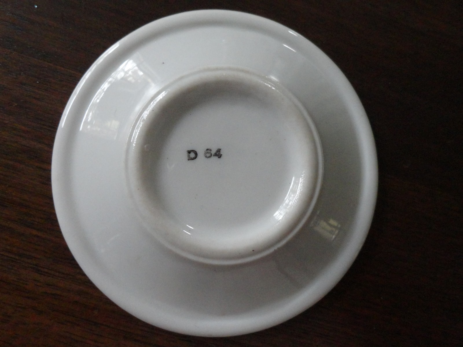 Vintage Blue McNicol Restaurant China Floral 3 5/8