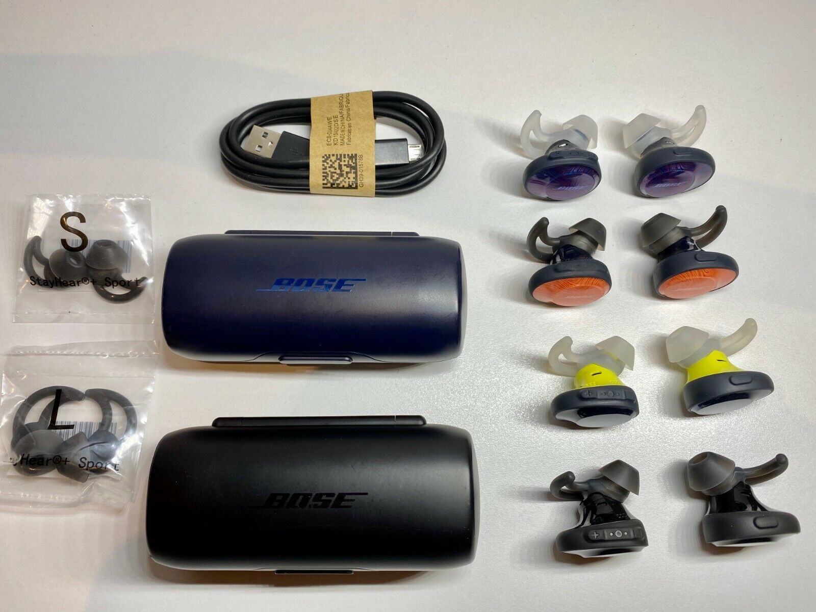 Bose Soundsport Free Wireless Headphones Replacement Earbuds/Charging Case Color | eBay Bose Soundsport Free Wireless Headphones Replacement Earbuds/Charging Case Color | eBay
