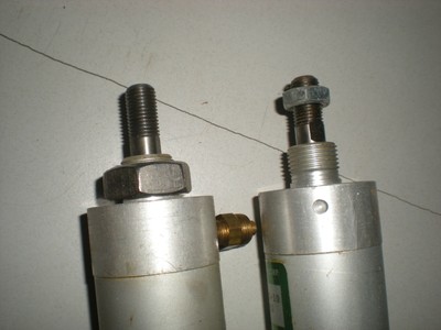 Lot of (2) Chicago Cylinder Corp DP-12-10 Pneumatic Cylinders