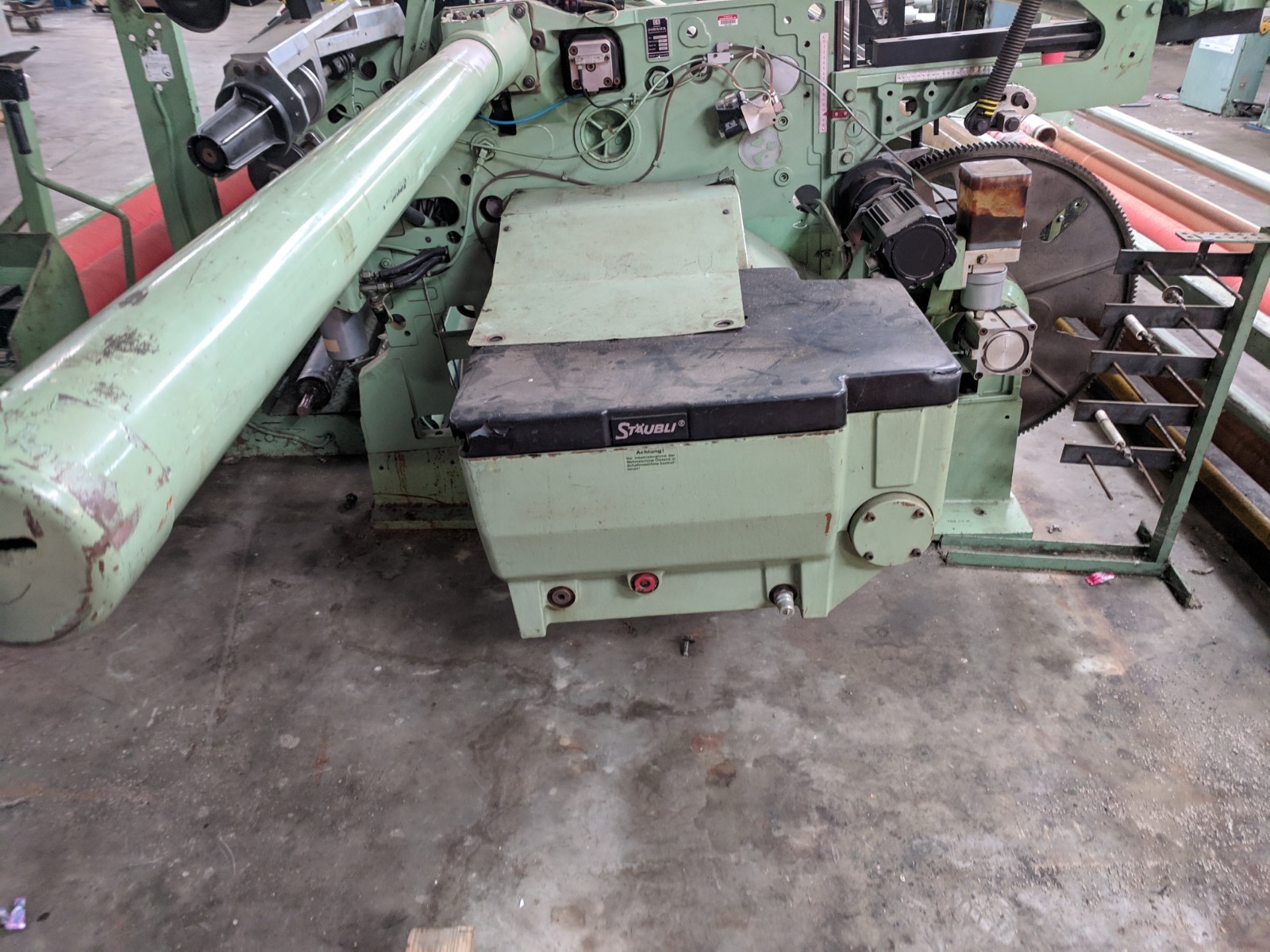 Dornier HTV12/J Mechanical Weaving Machine industrial loom, textile loom, sulzer