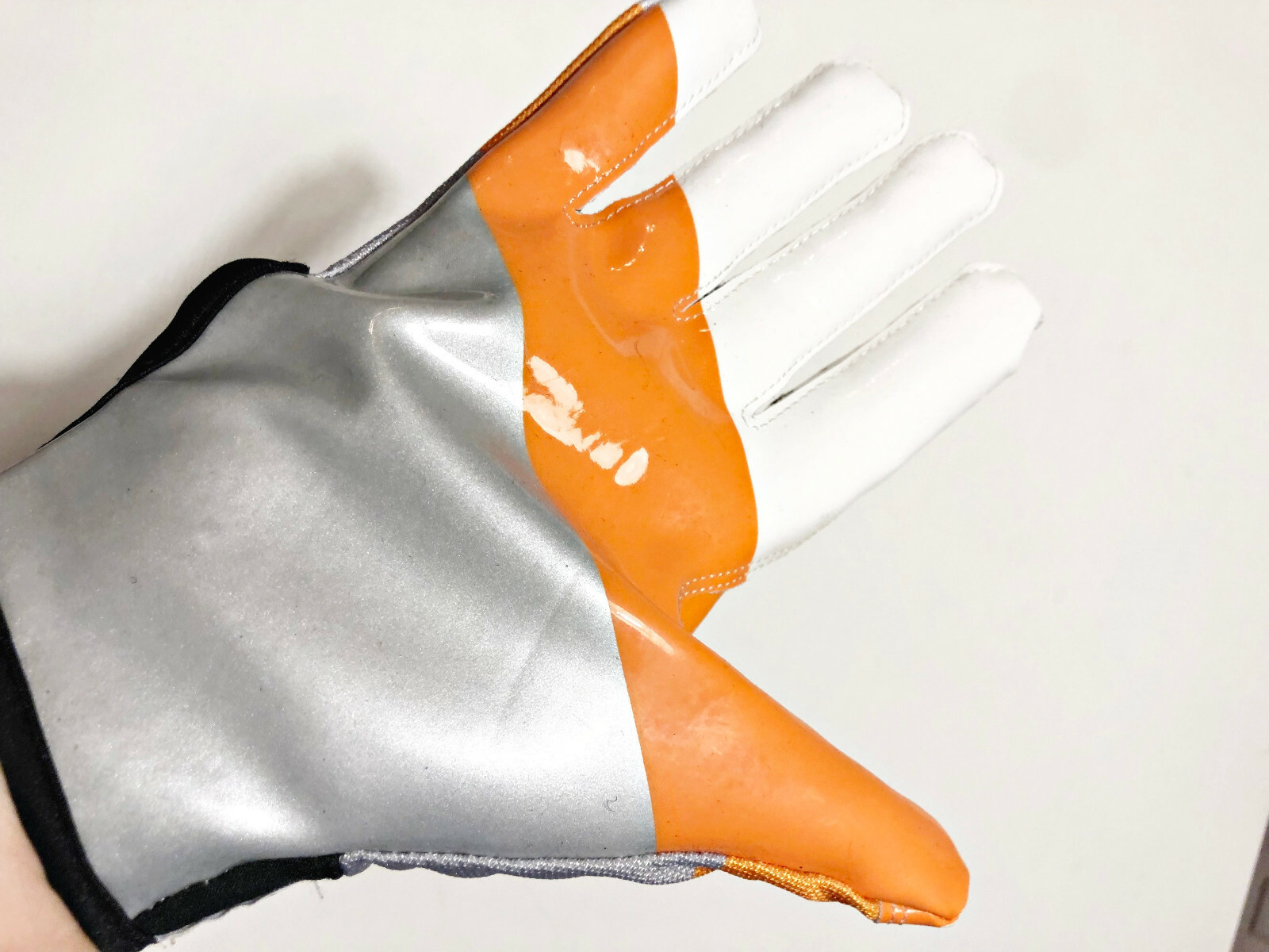 adidas adizero College Series Football Gloves UT Orange White SINGLE RIGHT HAND