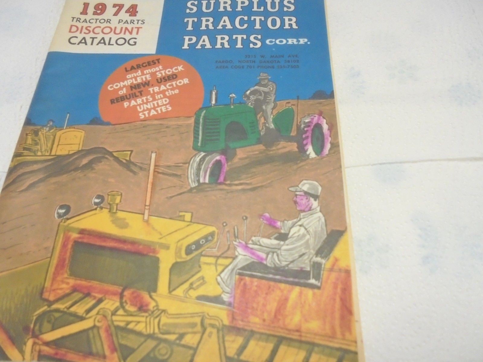1974 tractor parts discount catalog surplus tractor parts fargo north dakota