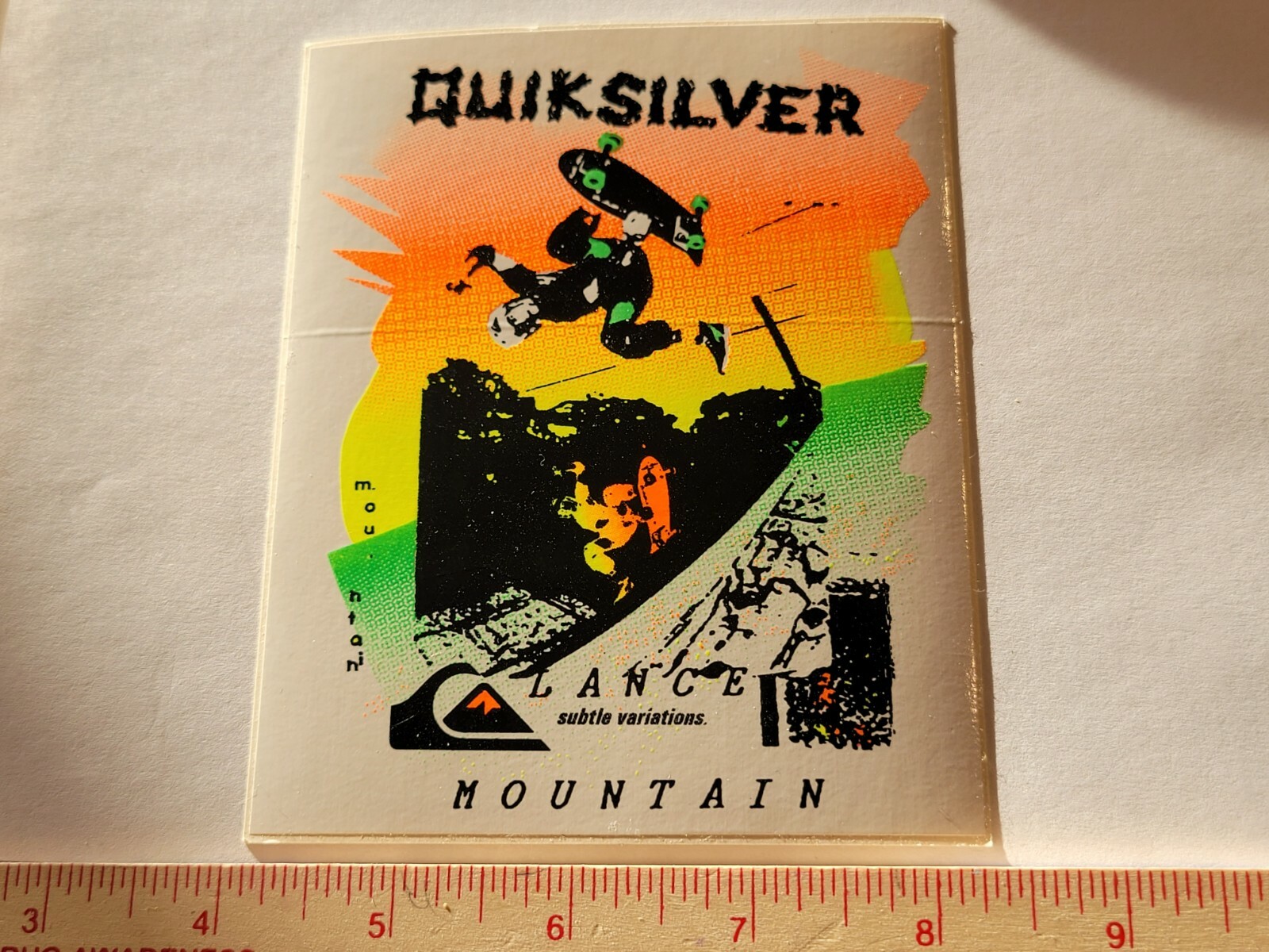 VTG 80's QUICKSILVER ROXY LANCE MOUNTAIN OLD SCHOOL NOS