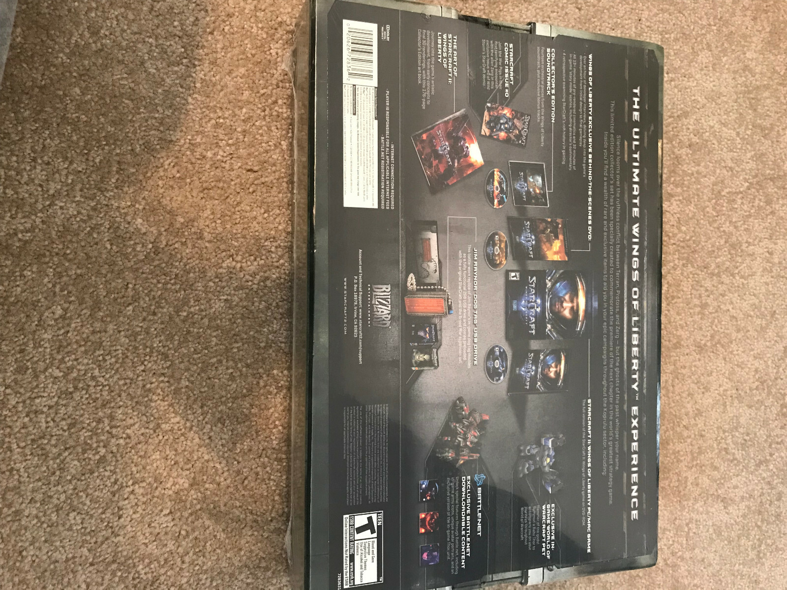 Starcraft 2 Collectors Edition Trilogy Factory Sealed.