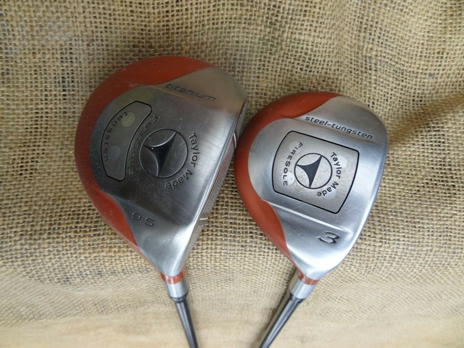 TaylorMade Firesole Tungsten Titanium 8 Iron Stiff Steel Shaft Golf Pride Grip TaylorMade Firesole Tungsten Titanium 8 Iron Stiff Steel Shaft Golf Pride Grip