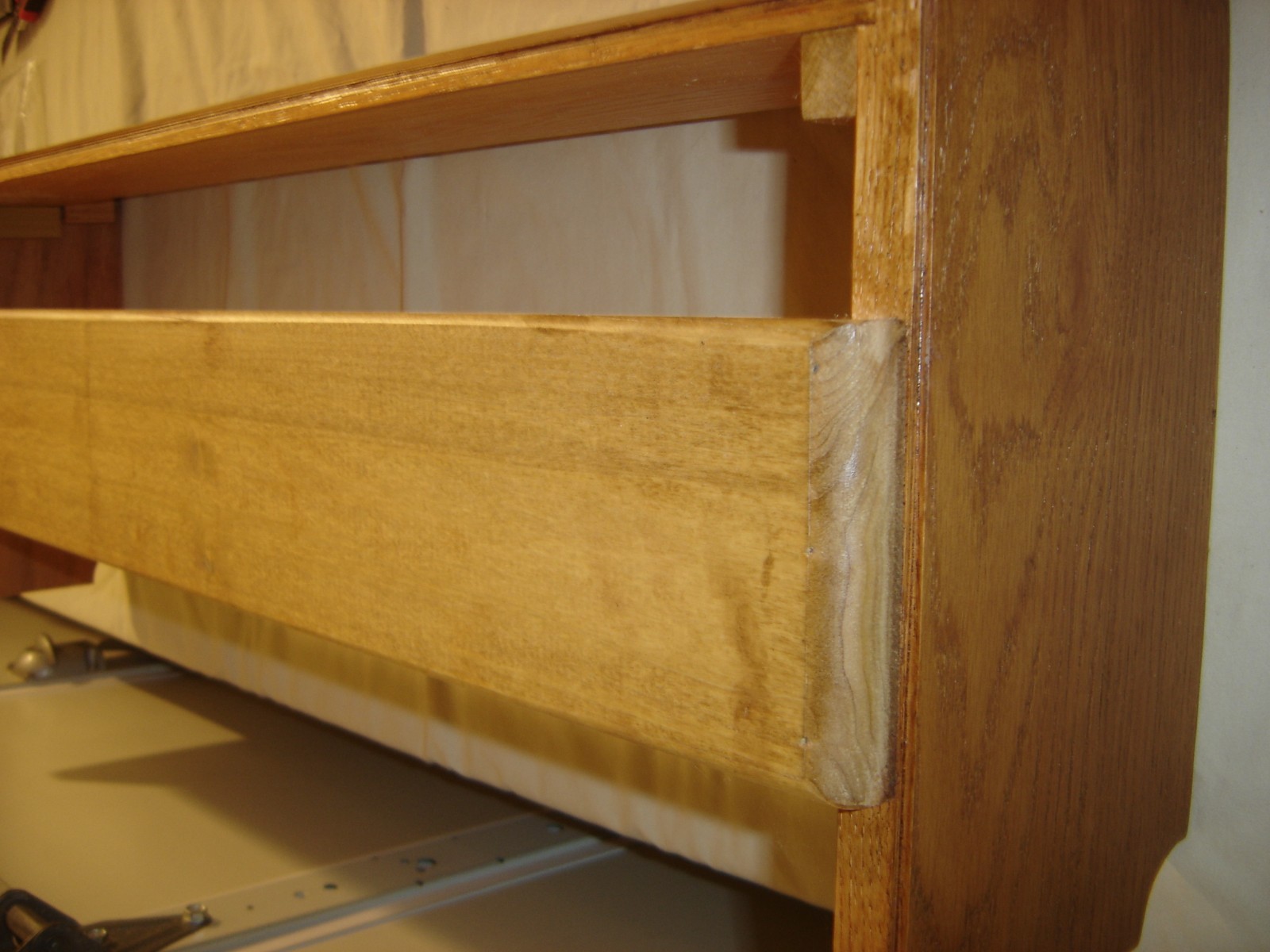 Replacement Oak Ogee Stacking Bookcase Base - Globe-Macey - finished  9992