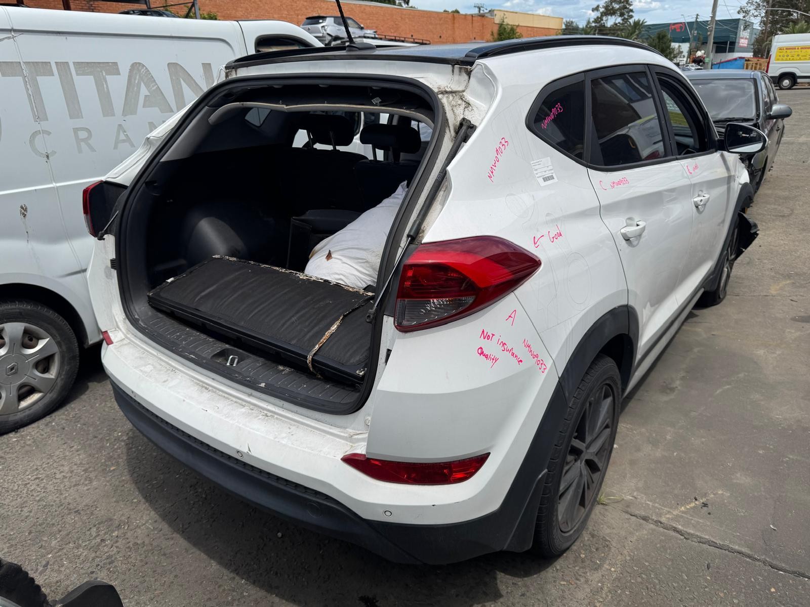 2017 Hyundai Tucson LEFT BUMPER FOGLAMP WITH SURROUND TL 06/2015-06/2018 762549 image 6