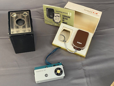 Vintage 1960s Argus L3 Exposure Meter Model #609 & Bonus stuff