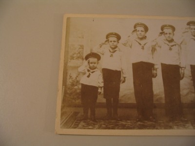 Boys Naval Cadet Outfits Einfeldt Gaarden Cabinet Card Photo cdii