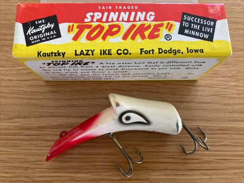 KAUTZKY LAZY IKE - Top Ike / Red - White KT91 w BOX FtDodge