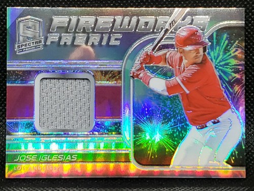 独特の上品 2021 Panini Spectra #FF-JI Fireworks Fabric Jose Iglesias ウェルカムボード