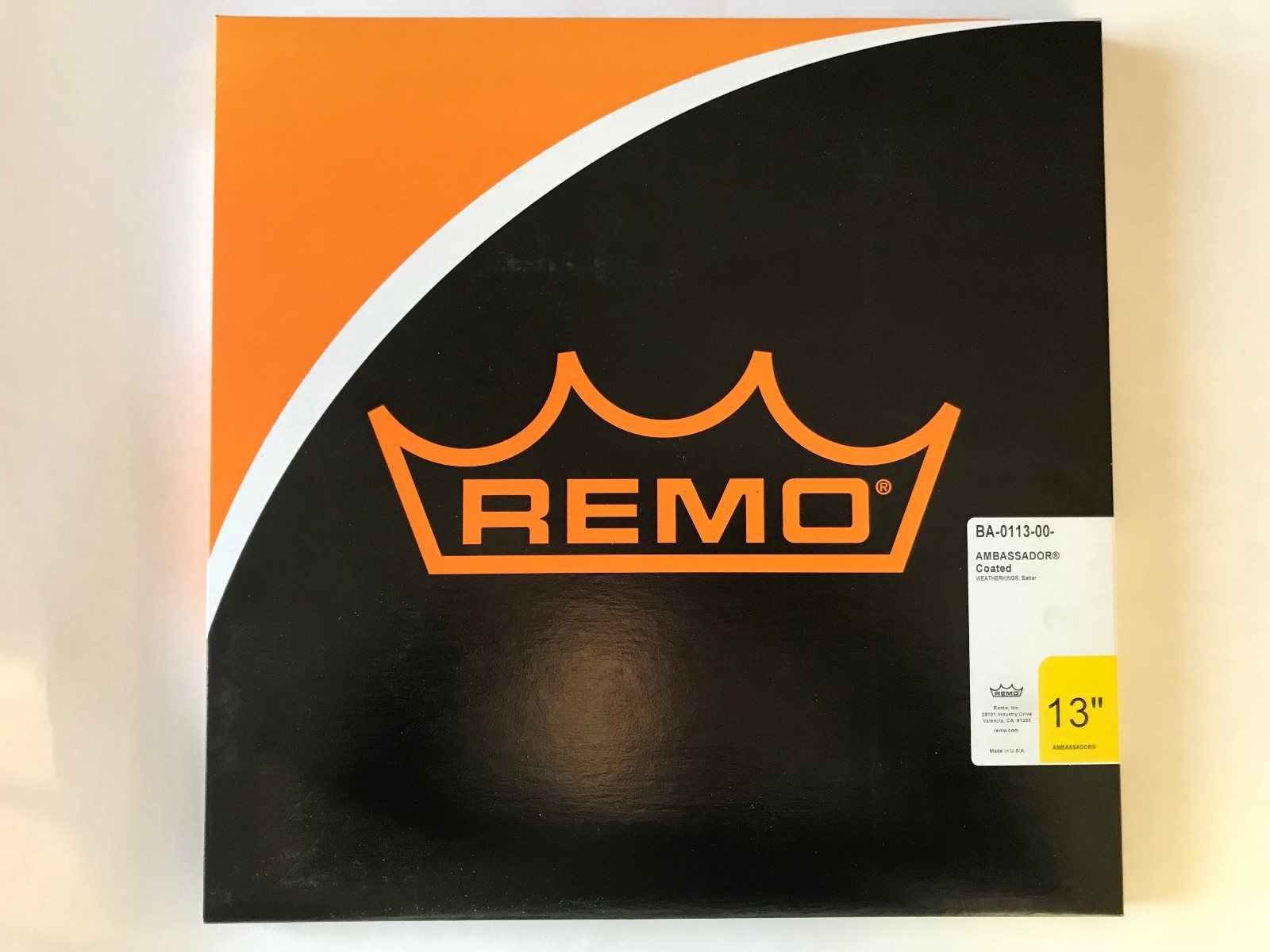 NEW Remo Coated Ambassador 13