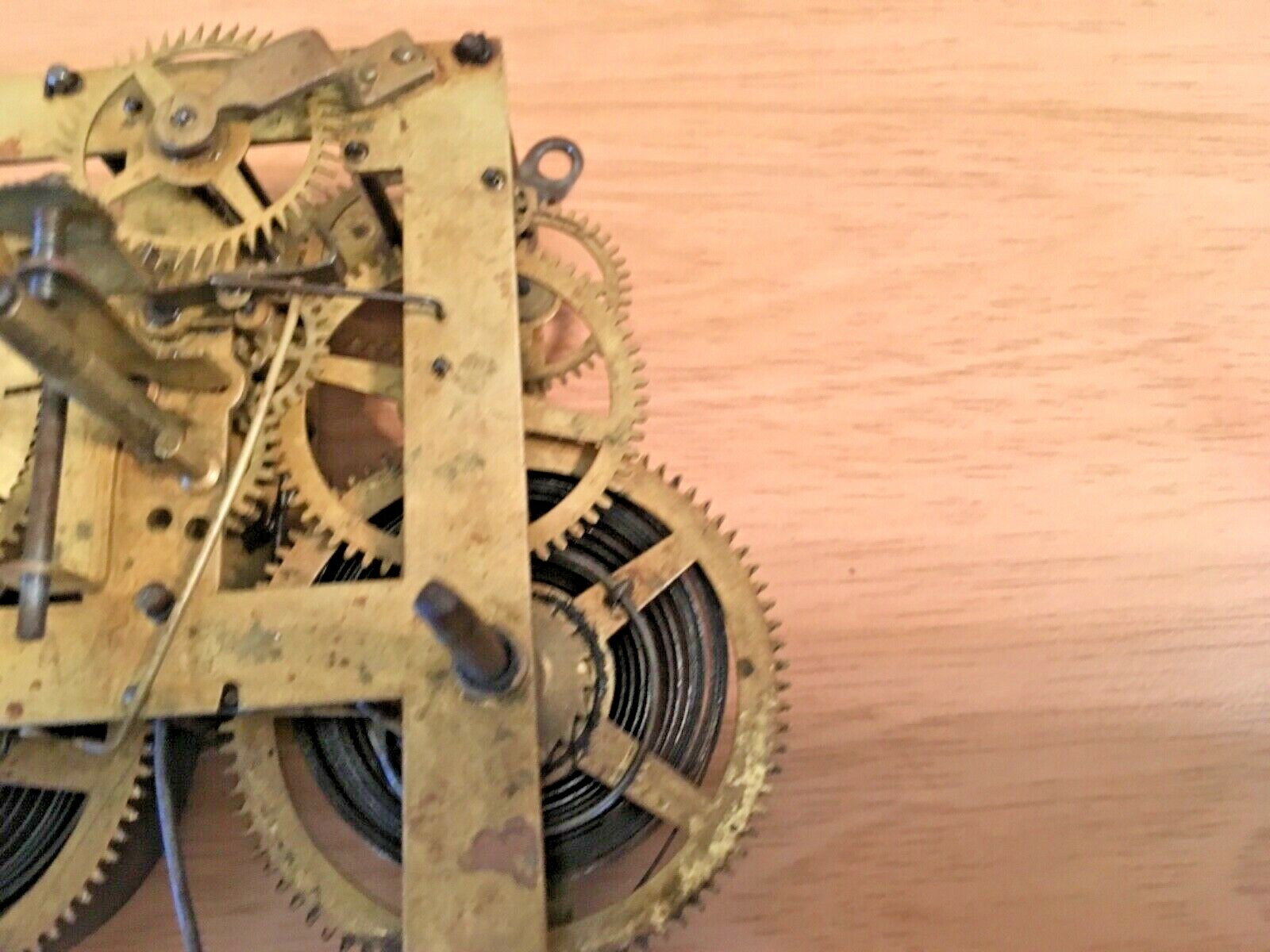 Clock Work Mechanism E. Ingraham Co. Bristol, Conn. Antique Parts Restoration