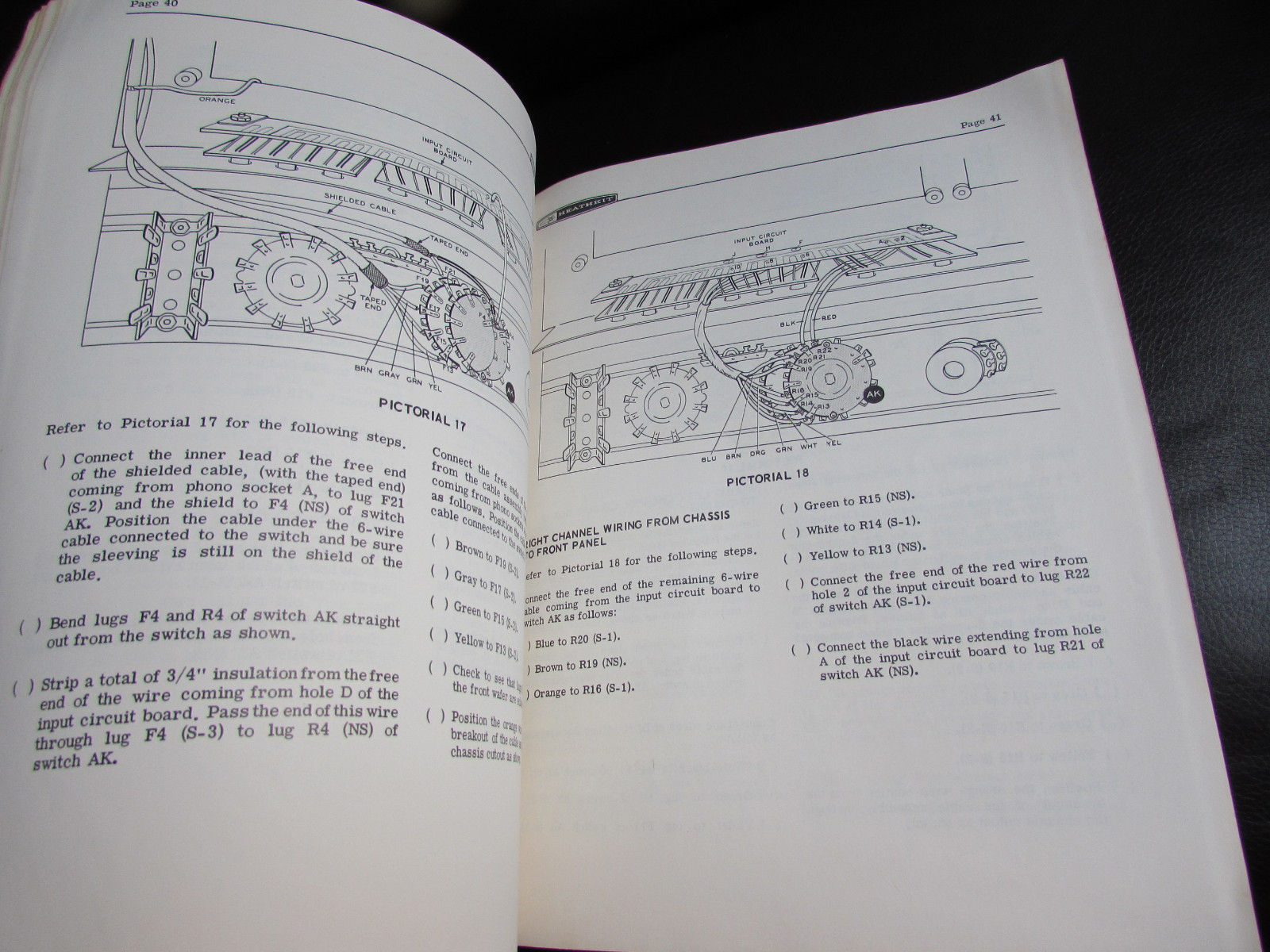 Heathkit Assembly Manual Transistor Stereo Amplifier Model AA-22