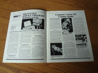 Massey Ferguson VOICE Magazine Summer 1984 Collectible