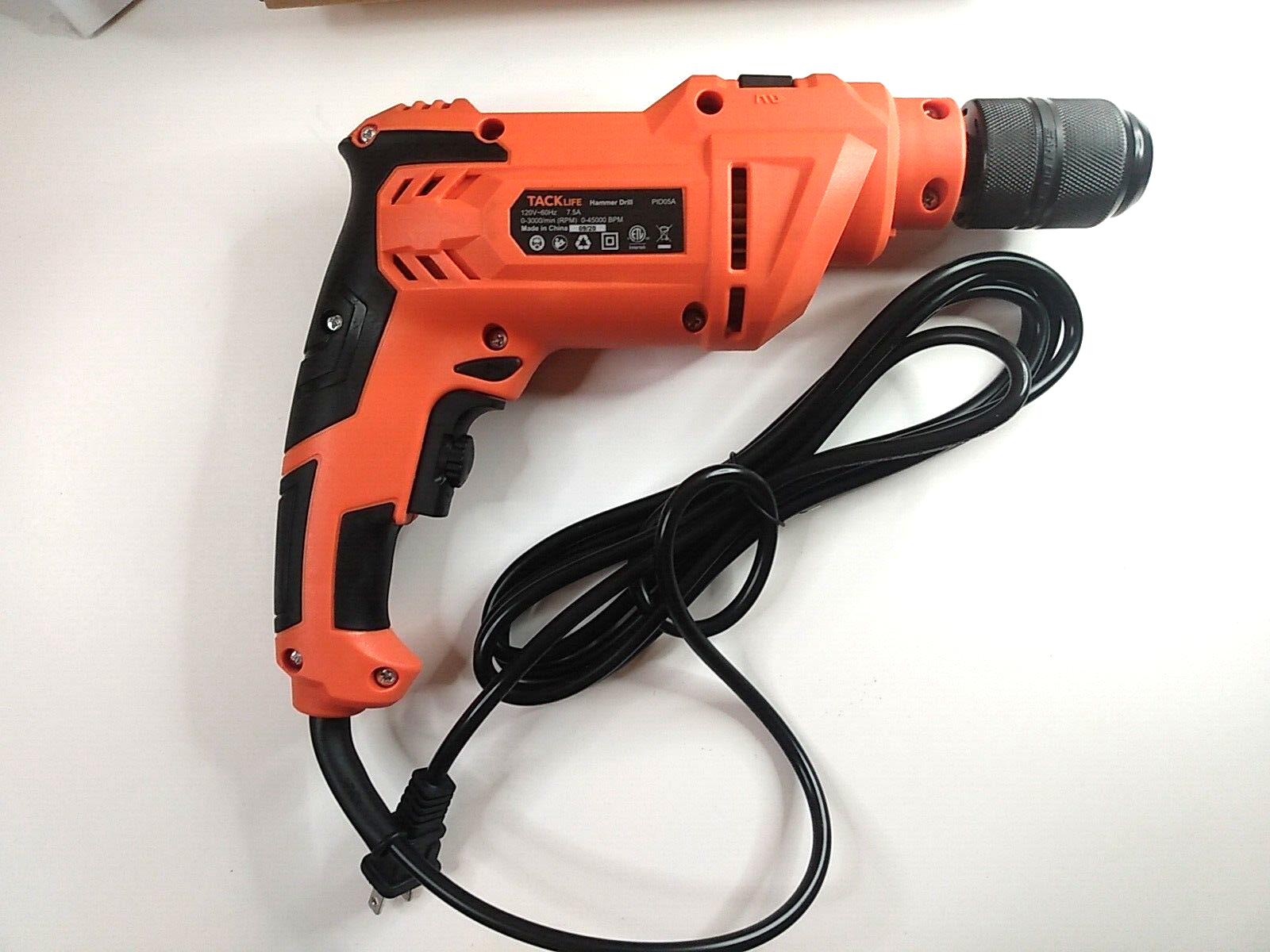 New Tack Life Powers Tools Hammer Drill  PID05A New Open Box