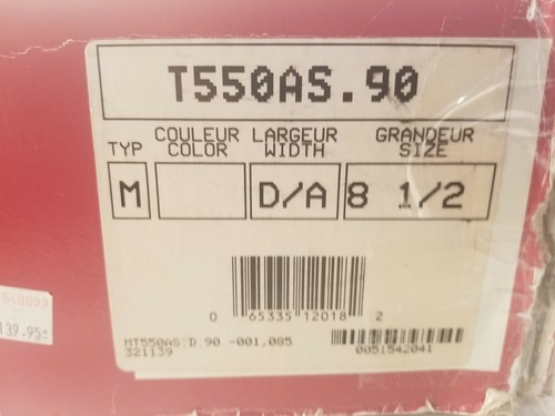 Vtg CCM Super 550 NHL Ice Hockey Skates SL5000 Titanium TTX Blades Mens 8.5 New