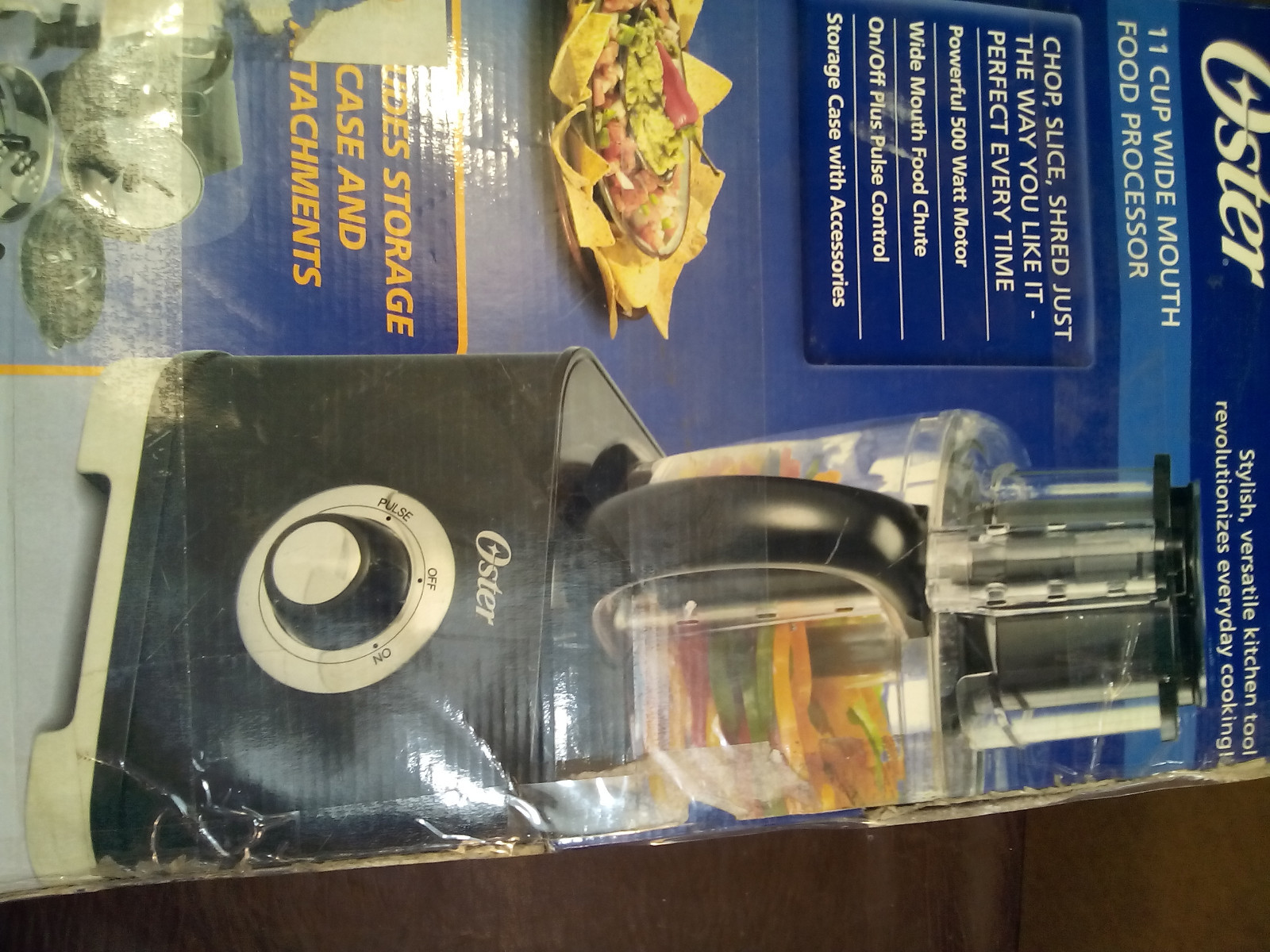 OSTER WIDE MOUTH 11-CUP FOOD PROCESSOR (NIB ) MODEL# FP4255