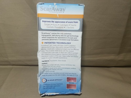 Scaraway Scar Diminishing Repair Gel Kelo-Cote Technology 10g Tube 03/2020