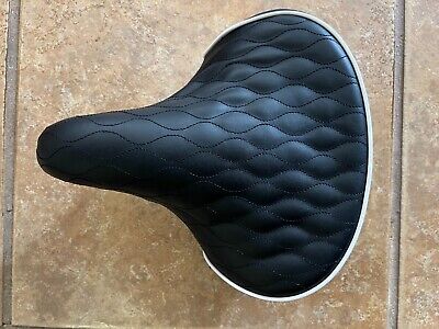 Gravity Cruiser  Wide Comfort Bike Bicycle Seat Saddle RETRO QUILTED DESIGN