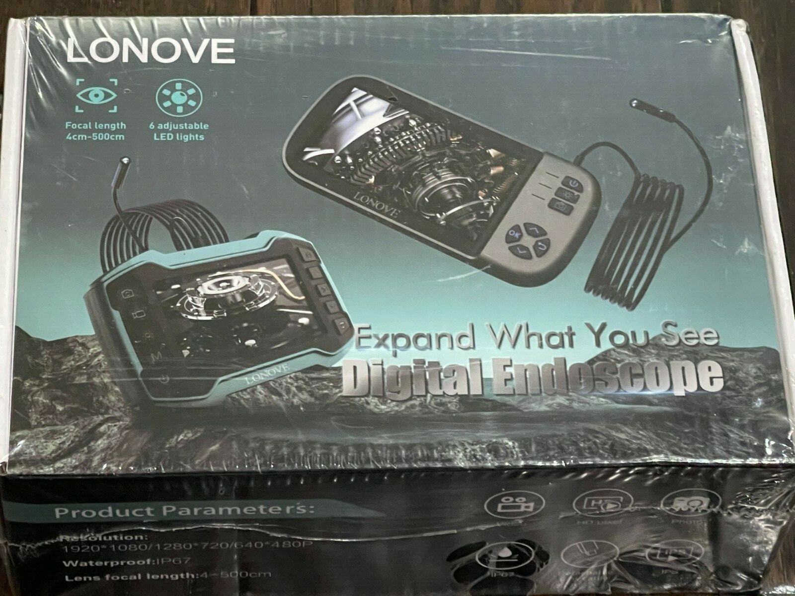 Borescope Inspection Camera, LONOVE Industrial Endoscope Camera 1080P 4