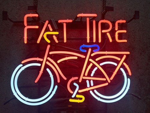Fat Tire Neon Sign