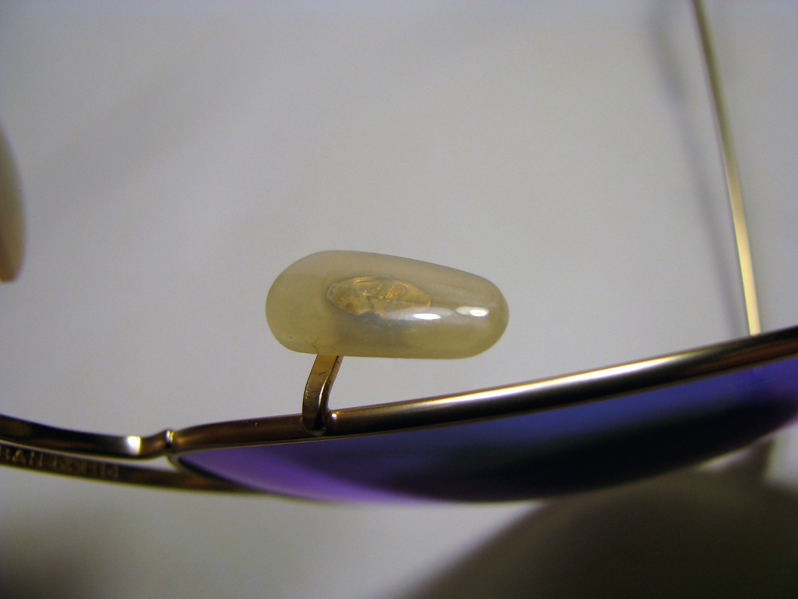 VINTAGE RB RAY BAN 3026 AVIATOR LARGE BLUE MIRROR SUNGLASSES