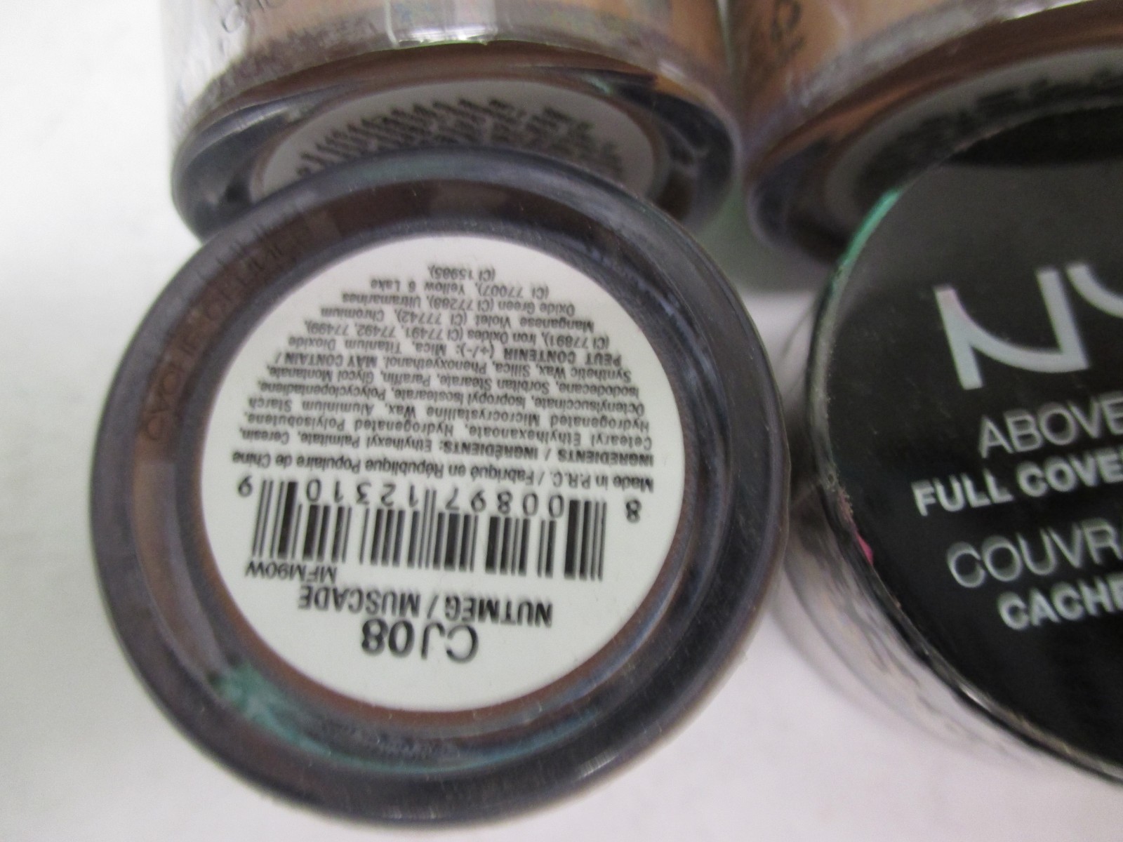 4 NYX FULL COVERAGE CONCEALER #CJ08 NUTMEG - AA 16626