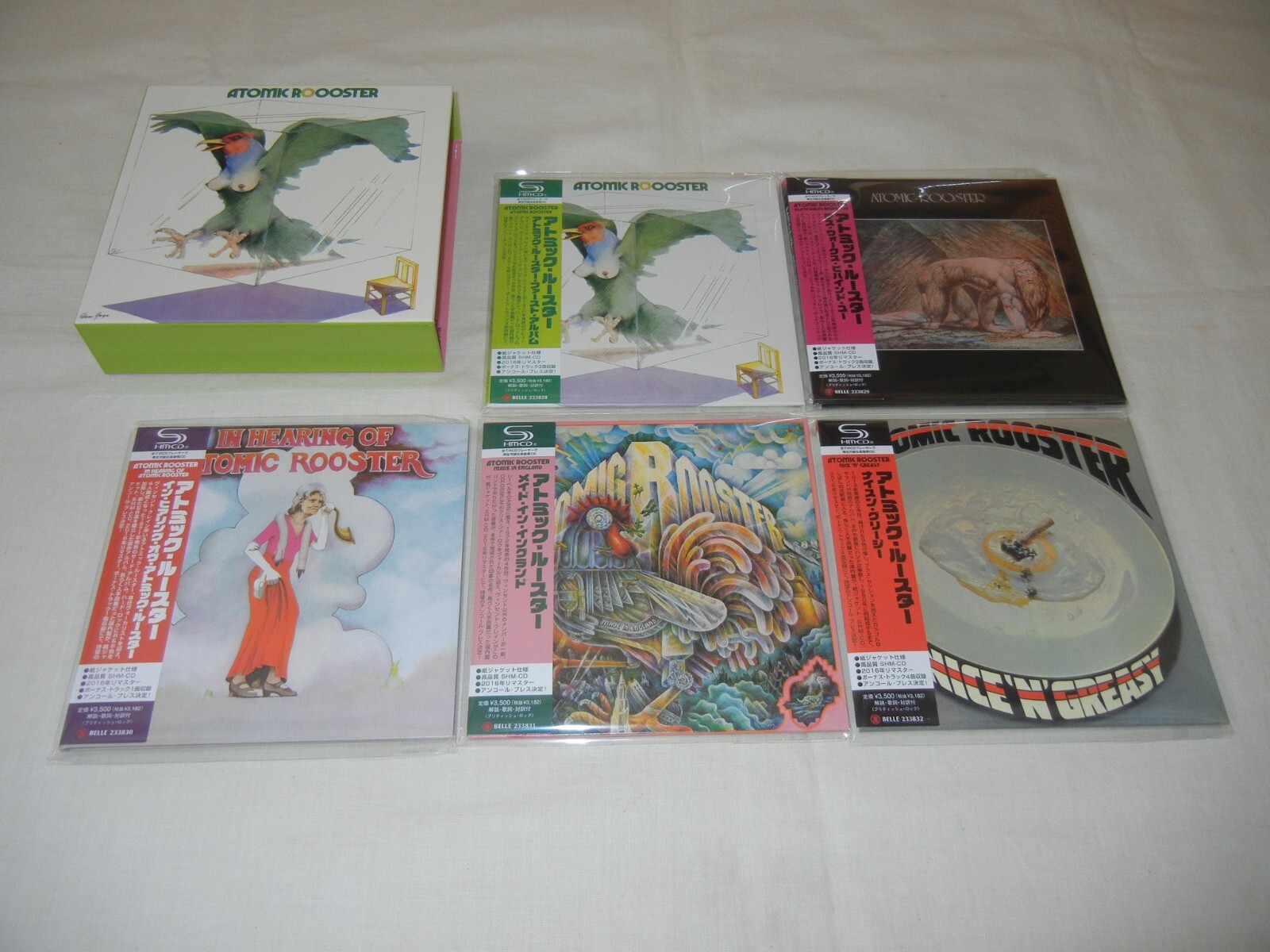 アトミック・ルースター 紙ジャケ5タイトルセット