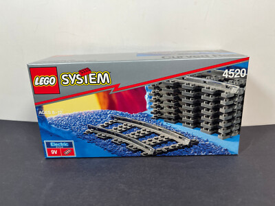 LEGO World City 9v Electric Train Curve Track Building Set 4520 SEALED NEW